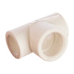 Тройник полипропиленовый переходной Pro Aqua (Про Аква) PP-R Белая, D 20х25х20 мм PA14518P