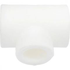 Тройник полипропиленовый переходной Pro Aqua (Про Аква) PP-R Белая, D 25х20х25 мм PA14521P
