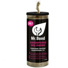 Нить льняная сантехническая Mr.Bond (Мр.Бонд) 307 110 м (MB5030700110)