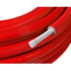 Труба Uni-Fitt (Ун-Фтт) предизолированная PE-RT/Al/PE-RT 20 х 2.0 / 6 мм красная мм, бухта 50 м, 1 м.п. 553R2005