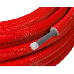 Труба Uni-Fitt (Ун-Фтт) предизолированная PE-Xa/EVOH 16 х 2.2 / 6 мм красная мм, бухта 100 м, 1 м.п. 564R1610.old