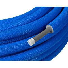 Труба Uni-Fitt (Ун-Фтт) предизолированная PE-Xa/EVOH 16 х 2.2 / 6 мм синяя мм, бухта 100 м, 1 м.п. 564B1610.old