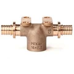 Тройник настенный Rehau (Рехау) с внутренней резьбой 16-Rp 1/2-16 мм RX+ (14562913001)