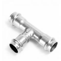 Трехраструбный пресс-тройник Zeissler (Зеисслер) из нерж. стали 28х15х28 мм (ZTI.531.281528)