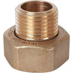 Штуцер Stout (Стаут) с накидной гайкой под плоскую прокладку G 1/2M-G3/4RN (SVM-0071-001520)