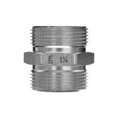 Ниппель равнопроходной Elsen (Элсен) НН 1 1/4, латунь с покрытием TIN, CN (EBF.15.114T)
