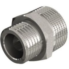 Ниппель переходной Elsen (Элсен) НН 1/2x3/4, латунь с покрытием TIN, CN (EBF.29.1234T)