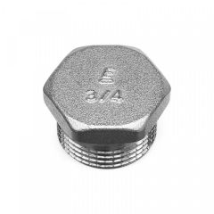 Заглушка Elsen (Элсен) Н 3/4, латунь с покрытием TIN, CN (EBF.01.34T)
