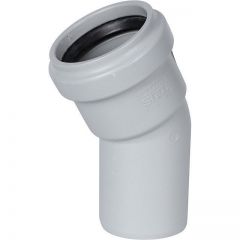 Отвод канализационный Stout (Стаут) бесшумный D58 х 30° (SKB-0009-005830)