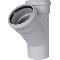 Тройник канализационный Stout (Стаут) бесшумный D110 x 110/45° (SKB-0015-111145)