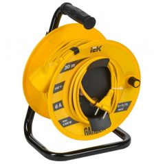 Удлинитель ИЭК на катушке 1х30м Garden УК30 2P 2х0.75кв.мм IEK GD-KP40-06-01-30
