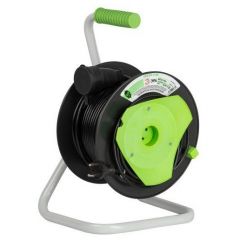 Удлинитель Эра на пластиковый катушке 1х40м без заземл. GAZ-2x1-40m Greenline ПВС 2х1 Б0065109 ERA