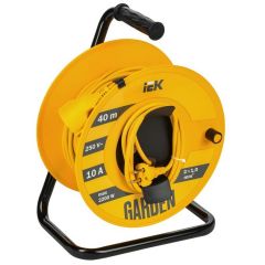 Удлинитель ИЭК на катушке 1х40м Garden УК40 2P 2х1.0кв.мм IEK GD-KP50-10-01-40