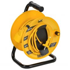 Удлинитель ИЭК на катушке 1х20м Garden УК20 2P 2х0.75кв.мм IEK GD-KP40-06-01-20