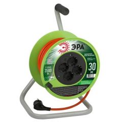 Удлинитель Эра на катушке 4х30м с заземл. RP-4e-3x1.5-30m ПВС 3х1.5 Б0056102 ERA