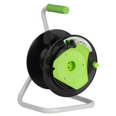 Удлинитель Эра на пластиковый катушке 1х15м без заземл. GAZ-2x0.75-15m Greenline ПВС 2х0.75 Б0065096 ERA