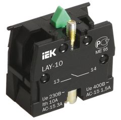 Блок контактный ИЭК 1з для LAY5 KARAT IEK BDK21
