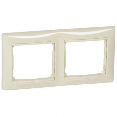Рамка Легранд (Legrand) 2-м Valena DIY горизонтальная слоновая кость (DIY-упаковка) 695632), для электроустановочных устройств