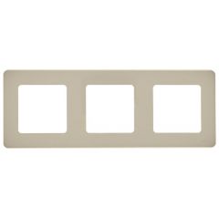 Рамка Легранд (Legrand) 3-м Inspiria слоновая кость 673951 декоративная для электроустановочных устройств