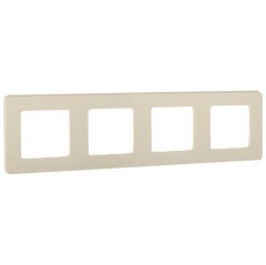Рамка Легранд (Legrand) 4-м Inspiria слоновая кость 673961 декоративная для электроустановочных устройств