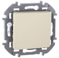 Выключатель Легранд (Legrand) 1-клавиша Inspiria 10 А IP20 250 В 10AX механизм слоновая кость, скрытой установки, 673601