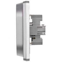 Розетка Легранд (Legrand) Inspiria 16 А 250 В 2х2P+E скрытой установки алюминий 673752