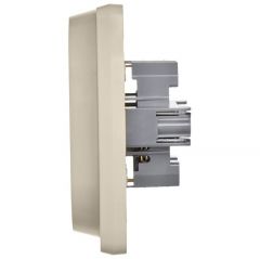 Розетка Легранд (Legrand) Inspiria 16 А 250 В 2х2P+E скрытой установки слоновая кость 673751