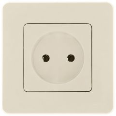 Розетка Легранд (Legrand) 1-м СП Inspiria 16 А IP20 250 В 2P 673711, слоновая кость, скрытая установка