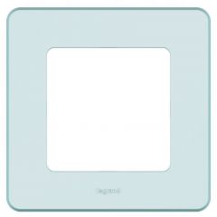 Рамка Легранд (Legrand) 1-м Inspiria мятная 673935 для электроустановочных устройств