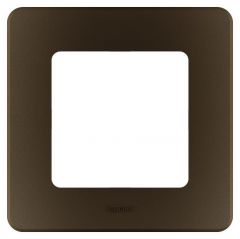 Рамка Легранд (Legrand) 1-м Inspiria бронза 673939, декоративная для электроустановочных устройств