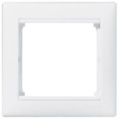 Рамка Легранд (Legrand) 1-м Valena DIY горизонтальная белая 694240), для электроустановочных устройств