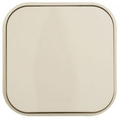 Выключатель Легранд (Legrand) 1-клавиша Quteo 10 А IP20 10AX слоновая кость 782230, открытой установки