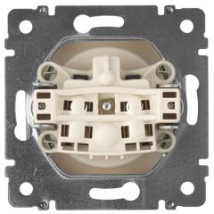 Розетка Легранд (Legrand) 1-м СП Valena 16 А IP21 без заземления на винтах механизм слоновая кость 774316
