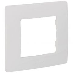 Рамка Легранд (Legrand) 1-м Etika белый 672501 декоративная для электроустановочных устройств