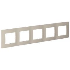 Рамка Легранд (Legrand) 5-м Etika слоновая кость 672515 декоративная для электроустановочных устройств