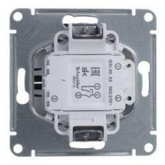 Выключатель Систем Электрик (Schneider Electric) 2-клавиши СП Glossa 10 А IP20 с подсветкой антрацит GSL000753