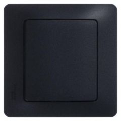Переключатель проходной Систем Электрик (Schneider Electric) 1-клавиша Glossa 10 А IP20 антрацит GSL000761