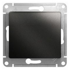 Переключатель перекрестный Систем Электрик (Schneider Electric) 1-клавиша Glossa антрацит 10 А IP20 (схема 7) 10AX механизм GSL000771