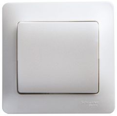 Выключатель Систем Электрик (Schneider Electric) 1-клавиша СП Glossa 10 А IP20 (схема 1) 10AX в сборе перламутр GSL000612