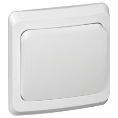 Переключатель проходной Систем Электрик (Schneider Electric) 1-клавиша СП Этюд 10 А IP20 белый BC10-004B