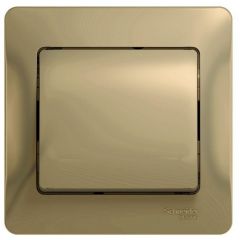 Выключатель Систем Электрик (Schneider Electric) 1-клавиша СП Glossa 10 А IP20 титан GSL000412
