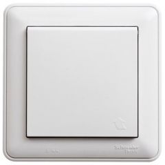 Розетка Систем Электрик (Schneider Electric) 1-м СП W59 Aqua 16 А IP44 с заземлением и шторками в сборе белая RS16-152B-18