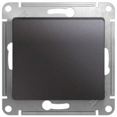 Выключатель Систем Электрик (Schneider Electric) 1-клавиша СП Glossa 10 А IP20 (схема 1) 10AX механизм графит GSL001311