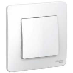 Переключатель проходной Систем Электрик (Schneider Electric) 1-клавиша СП Blanca 10 А IP20 (схема 6) 250 В белый BLNVS010601