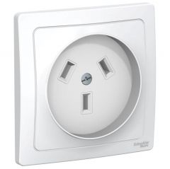 Розетка Систем Электрик (Schneider Electric) 1-м СП Blanca 32 А IP20 250 В 2п+N белая BLNSR003231