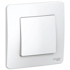 Выключатель Систем Электрик (Schneider Electric) 1-клавиша СП Blanca 10 А IP20 (схема 1) 250 В белый BLNVS010101