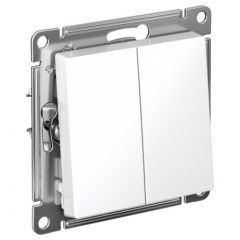 Переключатель перекрестный Систем Электрик (Schneider Electric) 2-клавиши AtlasDesign 2хсх.7 10АХ механизм белый ATN000173