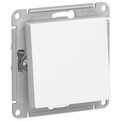 Переключатель проходной Систем Электрик (Schneider Electric) 1-клавиша СП AtlasDesign Aqua 10 А IP44 (схема 6) 10AX механизм белый ATN440161