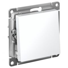 Переключатель проходной Систем Электрик (Schneider Electric) 1-клавиша AtlasDesign 10 А IP20 механизм белый ATN000161