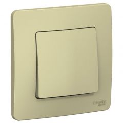 Выключатель Систем Электрик (Schneider Electric) 1-клавиша СП Blanca 10 А IP20 (схема 1) 250 В бежевый BLNVS010107